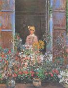 Claude Monet Camille at the Window oil painting on canvas